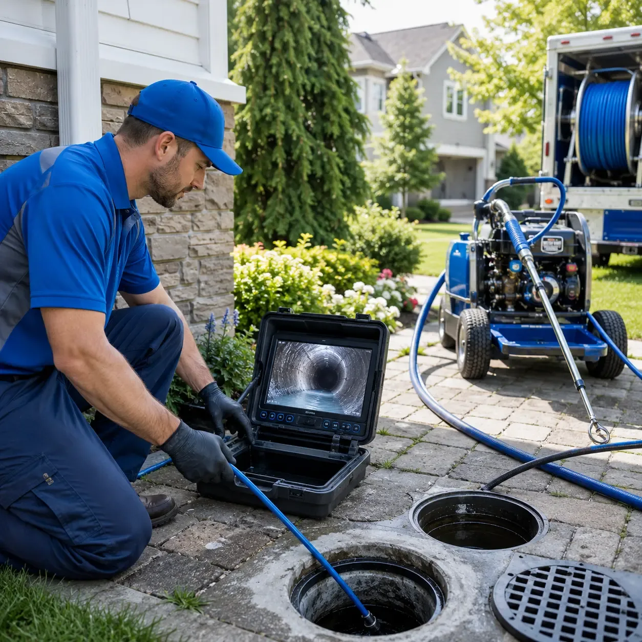 Outdoor drain cleaning professionals serving Douglassville, TX